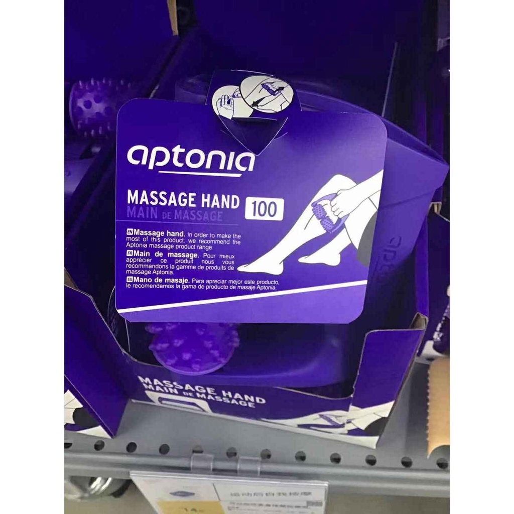 Decathlon Handheld Massage Roller Manual Massager Thin Calf Spike Stick