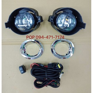 ไฟตัดหมอกสปอร์ตไลท์​ นิสสัน มารช์ MARCH 2010 2011 2012  วงแหวนชุป​ foglamp sportlight  NISSAN MARCH ปี2010-2012