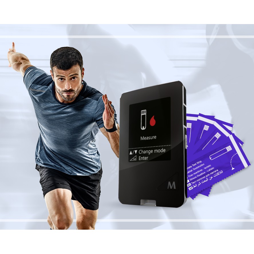 ชุดตรวจวัดระดับแลคเตทปลายนิ้ว Lactate meter ยี่ห้อ Procheck รุ่น TD4261A ตรวจหา Lactic acid จากภาวะ 