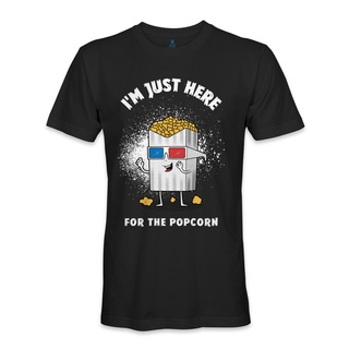 [S-5XL] เสื้อยืดผ้าฝ้าย พิมพ์ลายภาพยนตร์ Im just This This the popcorn BIimkj87LOfpln28