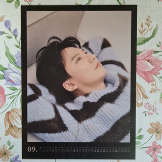 [แท้/พร้อมส่ง] หน้า​ปฏิทิน​ตั้งโต๊ะแบ่งขาย คิมนัมกิล Kim Nam Gil 2021 Seasons Greetings Desk Calendar