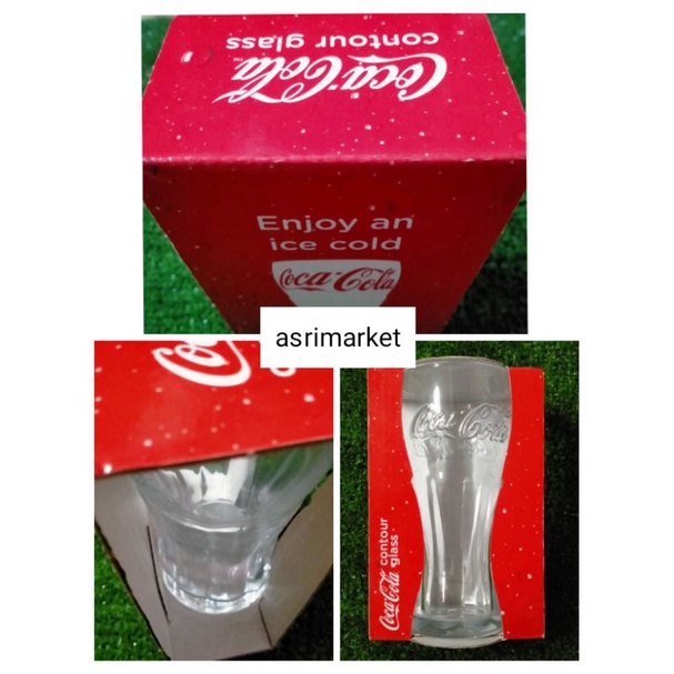 Coca COLA GLASS CONTOUR