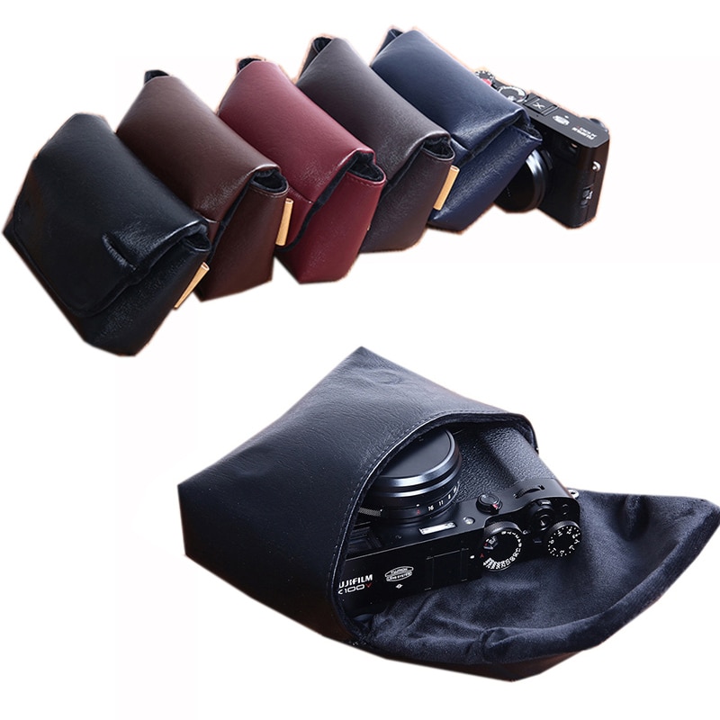 Portable PU leather camera bag case for Fujifilm X100S X100 X100F X100V