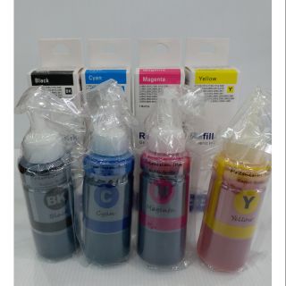 หมึกเติมแทงค์ EPSON 100 ML. สำหรับ L.Series BK/C/N/Y