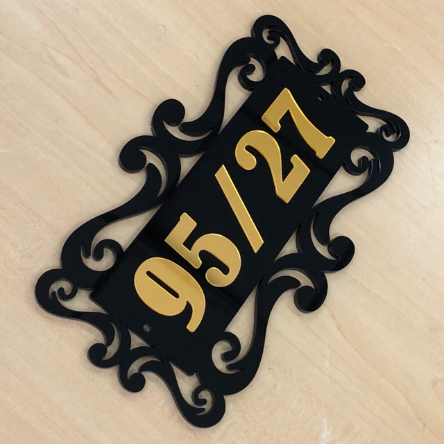 ป้ายบ้านเลขที่ฉลุลาย#บ้านเลขที่ - รูปที่ 3