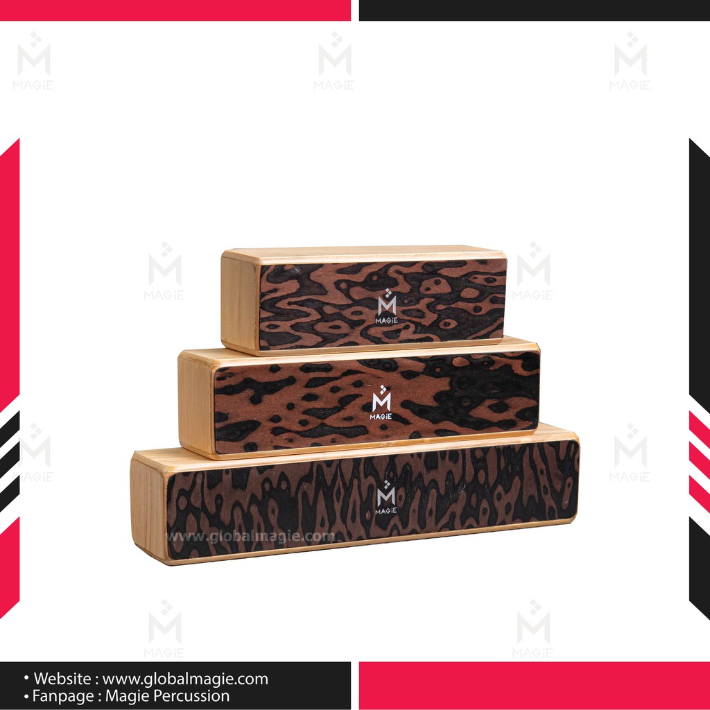 Magie Long Shaker Percussion รุ่น SH15S NT เชกเกอร์ยาว เชกเกอร์ ไม้ หลายขนาด เครื่องดนตรี เครื่องเคาะจังหวะ พกพา เดินทาง - รูปที่ 2