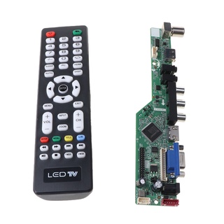 Rr ชุดบอร์ดไดรเวอร์ควบคุม LCD V29 AV TV VGA USB อินเตอร์เฟซ แบบเปลี่ยน SKR 03 สําหรับ T V56 03 T