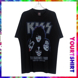 เสื้อยืดผ้าฝ้ายKiss เสื้อยืดลําลอง แขนสั้น พิมพ์ลายกราฟฟิค the Album Is Limited to Retro สไตล์วินเทจ สําหรับผู้ชายL XL