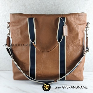กระเป๋าแท้100%U​S​E​D C​O​A​C​H heritage Web leather Utility Tote