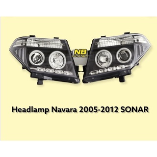 ไฟหน้า NAVARA 2005-20012 โปรเจคเตอร์ Sonar ไฟหน้าแต่ง นิสสัน นาวาร่า โปรเจคเตอร์ headlamp nissan nsvara projector sonar