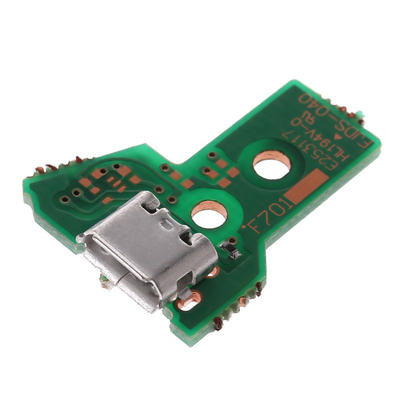 【3C】บอร์ดพอร์ตชาร์จ Usb แบบเปลี่ยน สําหรับคอนโทรลเลอร์ Jds-040 Ps4 พร้อมสายแพ 12Pin
