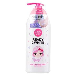 CATHY DOLL เรดี้ทูไวท์ วันเดย์ไวท์เทนเนอร์บอดี้คลีนเซอร์ 500ML