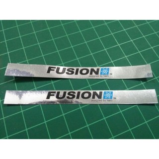 Fusion by Haro BMX OPC สติกเกอร์รูปลอกข้อเหวี่ยง และแคลมป์ที่นั่ง (คู่)