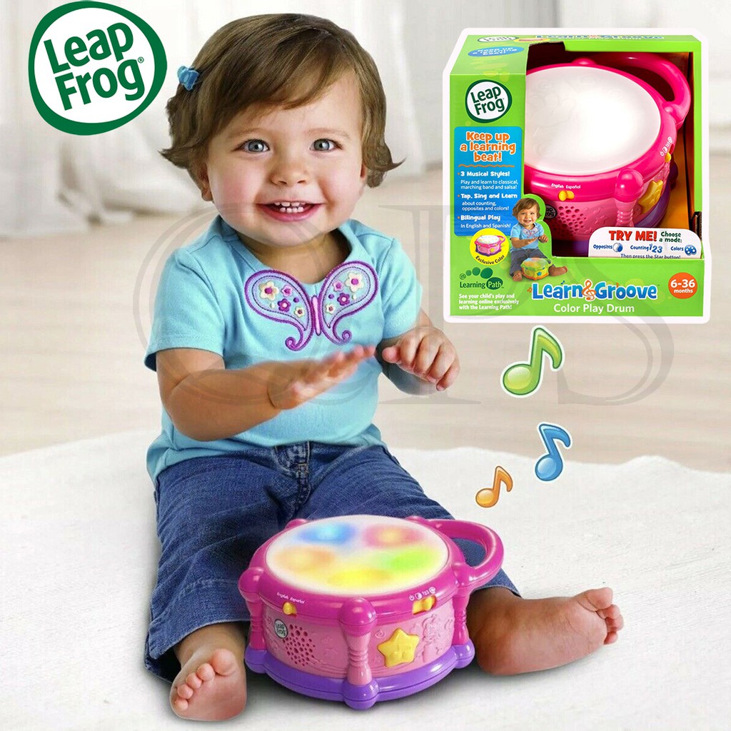 LeapFrog ของเล่นรูปกลอง Learn &amp; Groove Color Play Drum