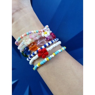 กำไลข้อมือลูกปัดหลากหลาย hipaholic​ พร้อ​มส่ง​ใน​ไทย​