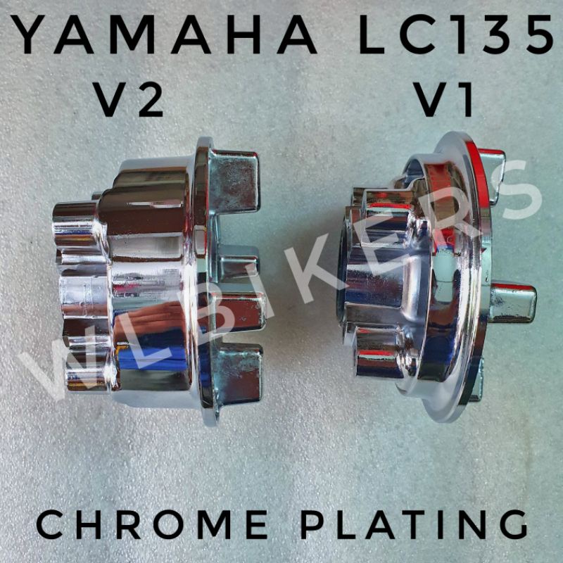 YAMAHA LC135 V1 V2 SPROCKET HUB CLUTCH HUB (CHROME) -HOT ITEM-
