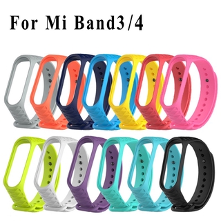 สายซิลิโคนสำหรับ Xiaomi Miband 4 3 สายรัดข้อมือเปลี่ยนสายรัดข้อมือแบบสมาร์ทสำหรับวง Xiaomi Mi ซิลิโคน M3 M4 นาฬิกาสมาทวอช Mi Band5 สายนาฬิกา Mi Band นาฬิกาโทรศัพท์