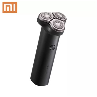 ☘️Xiaomi 🪒เครื่องโกนหนวดไฟฟ้า (S300) ของแท้จากเสี่ยวหมี่ ที่มาพร้อมใบมีดโกน 3 ใบมีดแบบ 3D  พร้อมส่ง