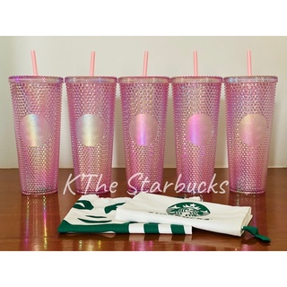 STARBUCKS® Crystal Pink Bling 24oz.