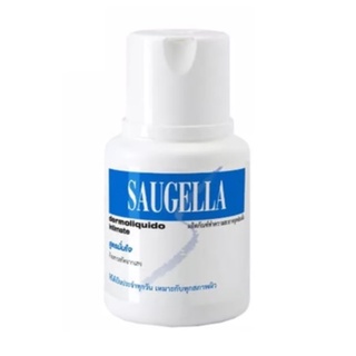 Saugella Dermoliquido pH 3.5 ซอลเจลล่า เดอร์โมลิควิด เหมาะสำหรับใช้เป็นประจำทุกวัน สีฟ้า ขนาด 100 ml 10003