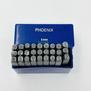 PHOENIX เหล็กตอกอักษร ขนาด 5mm ( Metal Stamping Kit )