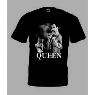 เสื้อยืดผ้าฝ้ายCOTTON ขายดี เสื้อยืด พิมพ์ลาย Queen Freddy Rock Heavy Metal Torrent LP MC CD M- KBpeak19PPkole24 สไตล์คล