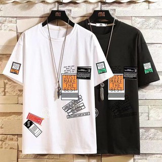 FASHION`STORE เสื้อยืดผู้ชาย คอกลม แฟชั่น ผ้านิ่มดี ใส่สบาย รุ่น DX6613
