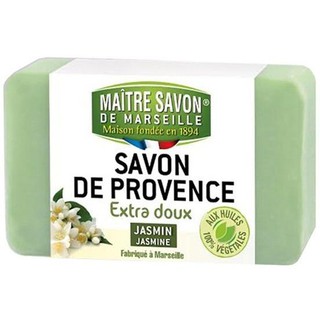 Maitre Savon de Provence สบู่ก้อนออร์แกนิค กลิ่นมะลิ Extra Soft Soap Jasmine (100 g or 200 g)