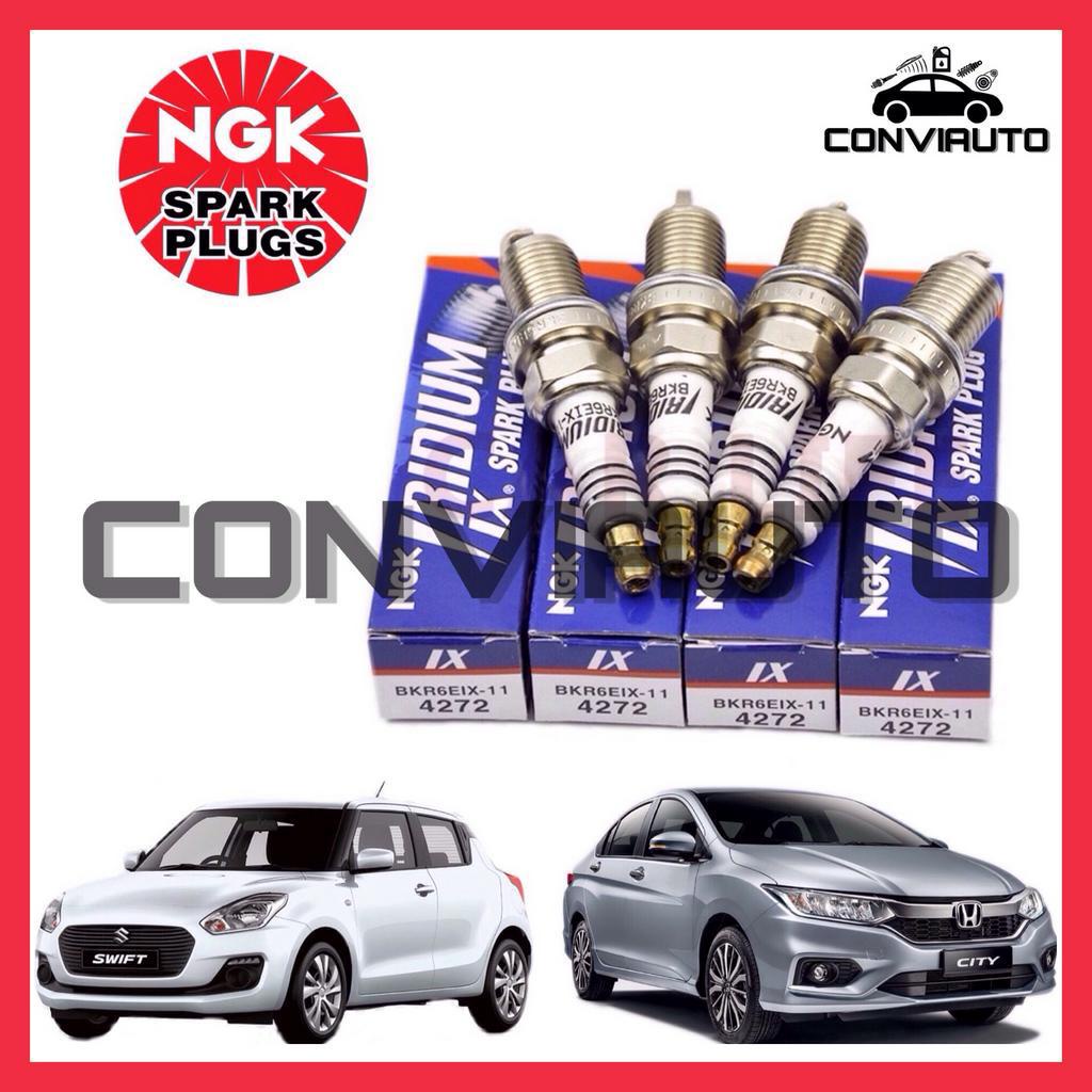 TOYOTA LEXUS NISSAN MITSUBISHI SUZUKI NGK SPARK PLUG BKR6EX11 BKR6E11 4PCS/1SET