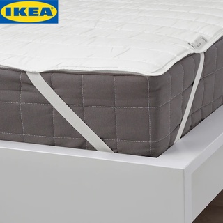 IKEA LUDDROS ลุดด์รูส ผ้ารองกันเปื้อนที่นอน ผ้ารองกันเปื้อนที่นอนที่ใช้ง่าย สวมเข้ากับที่นอนได้แน่นสนิท