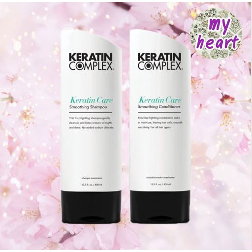 Keratin Complex Keratin Care Smoothing Shampoo/Conditioner 400 ml แชมพู และครีมนวดผม ลดการชี้ฟู
