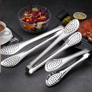 KITCHENWARE_NUMBER1 [พร้อมส่ง] ที่คีบอาหารสแตนเลส  ที่คีบของทอด