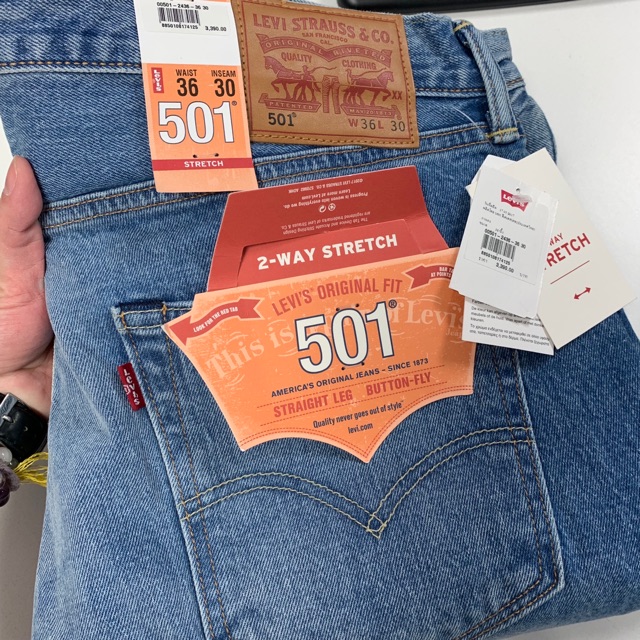 levis 501 2 way stretch