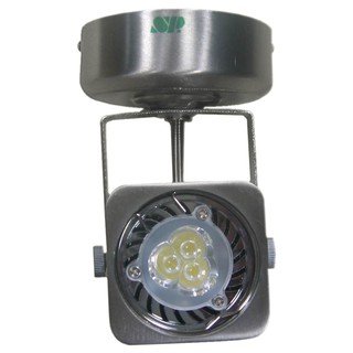 สปอทไลท์ภายใน แทรคไลท์ ติดผนัง TC-005ASLED220VWW SP MT MD SV โคมไฟภายใน โคมไฟและหลอดไฟ TRACKLIGHT TC-005ASLED220VWW SP M