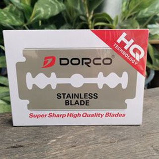 ใบมีดโกนDORCOใบมีด stainless 2 คม 100 ใบ‼️