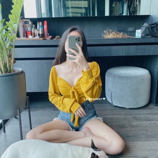 mustard top⚠️กรุณาสอบถามจำนวนสินค้าก่อนสั่งซื้อ⚠️