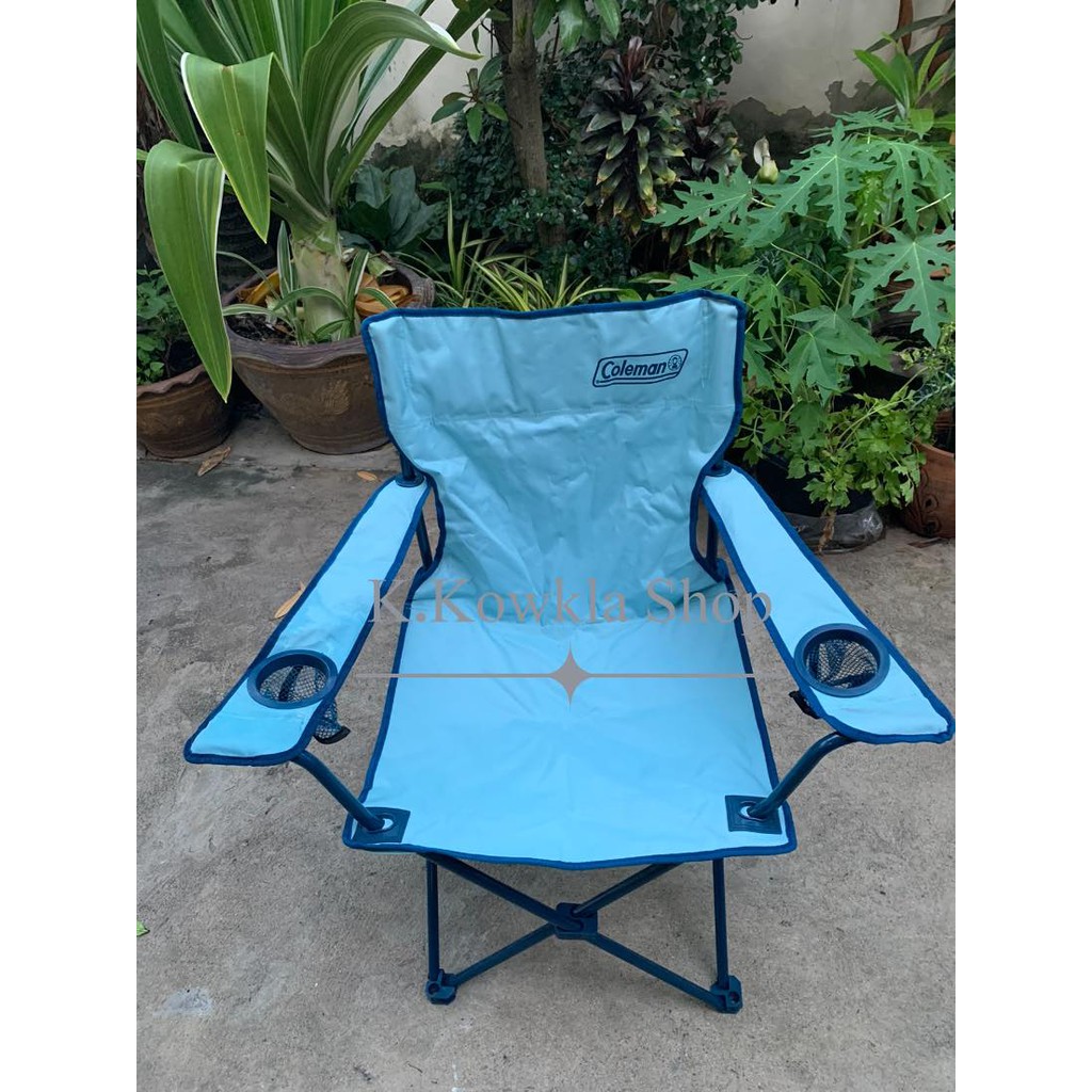 สินค้าพร้อมส่ง เก้าอี้สนาม เก้าอี้แคมป์ปิ้ง Coleman Chair Arm KN18 Japan
