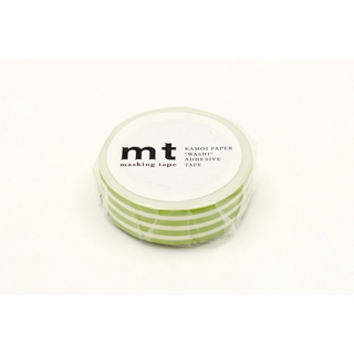 mt masking tape border kiwi (MT01D388) / เทปตกแต่งวาชิ ลาย border kiwi แบรนด์ mt masking tape ประเทศญี่ปุ่น