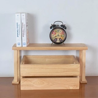 MINIWOOD ชั้นวางของ บนโต๊ะ บนซิ้งค์ในครัว หิ้งวางของเสริม (ลูกค้าประกอบเอง)