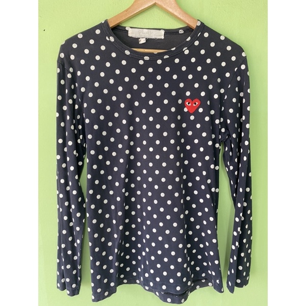 เสื้อ play comme des garcons ลายจุด