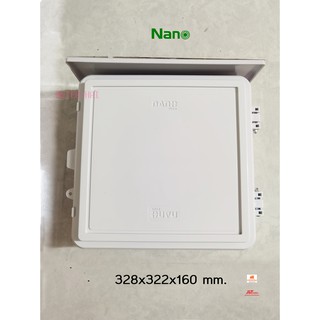 NANO 102W-NNP ตู้กันน้ำพลาสติกฝาทึบ นาโน