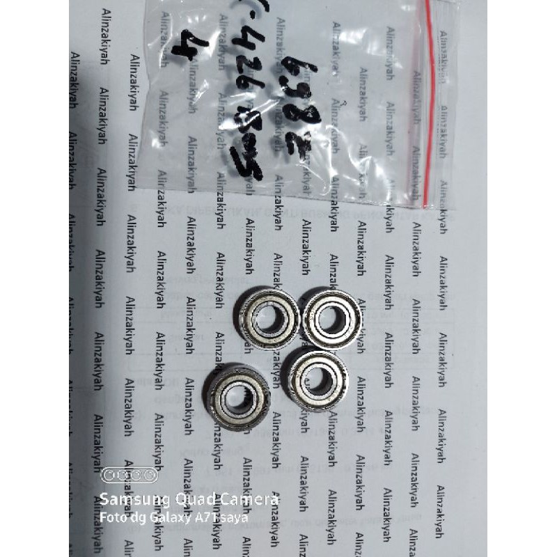 Mesin 5bh เครื่องปักคอมพิวเตอร์ Bearing 698zz (8x19x6)