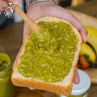Wealthy เนยถั่วรสชาเขียว ชนิดผสมถั่วบดหยาบ Matcha crunchy peanut butter