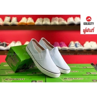 Gold City รองเท้าผ้าใบ รุ่น NS011 ทรงสลิปออน slip on ไซส์ 39-45 ของเเท้ พร้อมส่ง