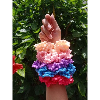 ยางรัดผมฟูๆ!!พร้อมส่ง!!❤🌈