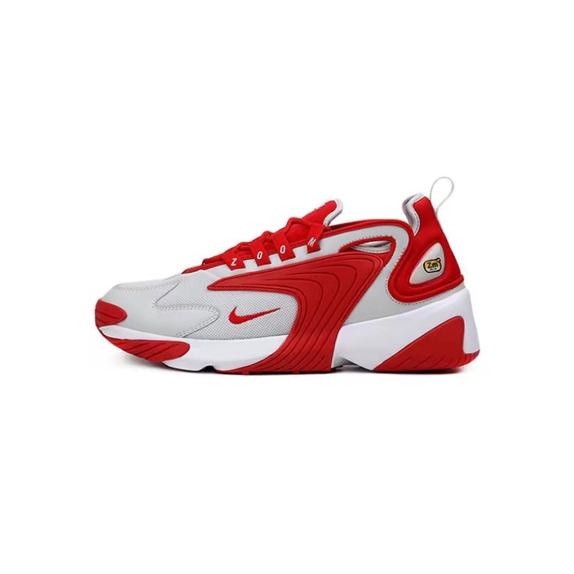 Nike Zoom 2K color casual running shoes red and grey