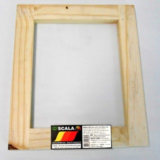 Scala กรอบขนาด 6×8 / 6x10 / 8x10 นิ้วพร้อมขึงผ้าสกรีน 53T(1350) #2300