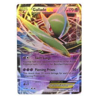 Gallade EX 34/108 เอรุเรย์โดะ Pokemon Matt Card ภาษาอังกฤษ