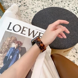 ume หินอ่อน นาฬิกาข้อมือ สาย smart watch สำหรับ สาย ซีรีส์ 11 10 9 87 6 5 4 3 2 1 ขนาด 38/41/42/40/44/45/46/49 มม