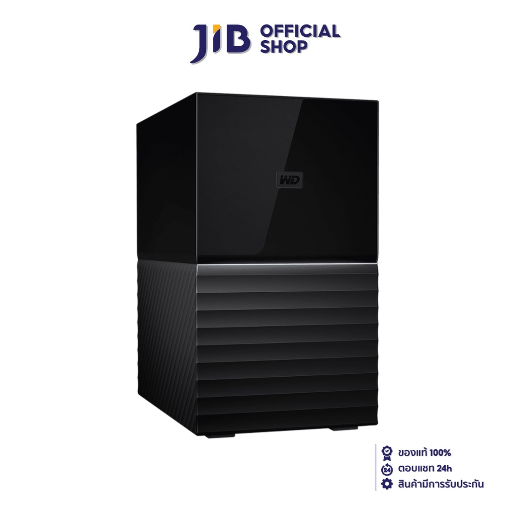 24 TB EXTERNAL HDD (ฮาร์ดดิสก์ภายนอก) WD MY BOOK DUO (WDBFBE0240JBK)
